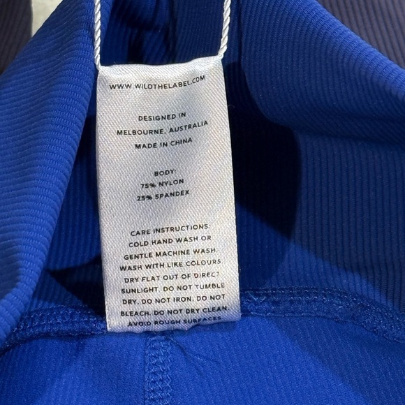 Women’s WILO the Label Colorblock Ribbed Mid Rise Leggings- Size Small - Picture 3 of 5